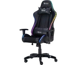 Gamingstol - Sandberg Commander Gaming Chair RGB Kontorstol - PU-lær - Opptil 150 kg - 640-94