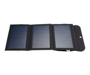 Nødlader - Sandberg Solar Charger 21W 2xUSB+USB-C Nødlader - Svart - 10000 mAh - 420-55