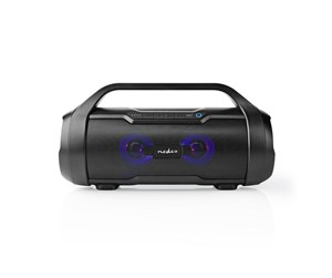 Mp3-spiller & Tilbehør - Nedis Party-boombox | 9 timers spilletid | Bluetooth® | - MP3-spiller - SPBB310BK