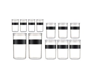 Servering & Servise - BODUM PRESSO storage jars - set - 12 pcs - K11830-01SA-1