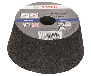 Slipemaskin - Bosch Slipekopp, koniske - metall/støpegods 90 mm, 110 mm, 55 mm, 16 - 1608600231