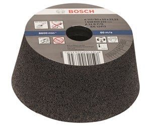 Slipemaskin - Bosch Slipekopp, koniske - metall/støpegods 90 mm, 110 mm, 55 mm, 24 - 1608600232