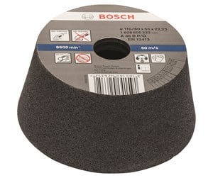 Slipemaskin - Bosch Slipekopp, koniske - metall/støpegods 90 mm, 110 mm, 55 mm, 36 - 1608600233