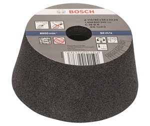 Slipemaskin - Bosch Slipekopp, koniske - stein/betong 90 mm, 110 mm, 55 mm, 30 - 1608600240