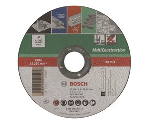 Verktøy - Bosch Kappeskive rett, Multi Construction D= 125 mm - 2609256307