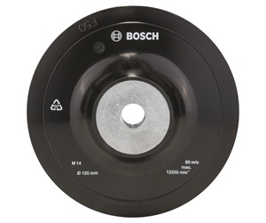 Verktøy - Bosch Slipetallerken for vinkelsliper, festesystem, 125 mm D= 125 mm - 2609256257