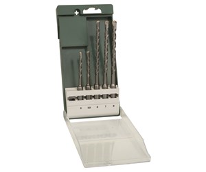 Bormaskin & Bits - Bosch 5 delers hammerbor-sett SDS plus 5,0x110; 5,5x110; 6,0x160; 7,0x160; 8,0x160 mm - 2609255542