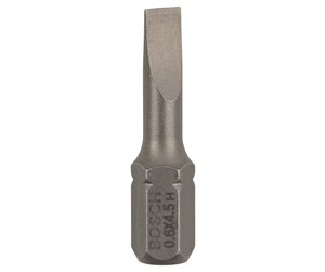 Bormaskin & Bits - Bosch Skrutrekkerbits, ekstra hard S 0,6x4,5, 25 mm - 2607001459