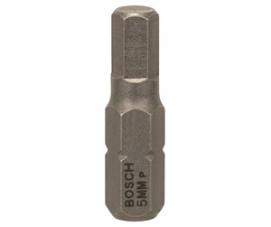 Bormaskin & Bits - Bosch Skrutrekkerbits, ekstra hard HEX 5, 25 mm - 2607001726