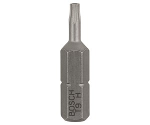 Bormaskin & Bits - Bosch T9H Security-Torx®-skrutrekkerbit ekstra hard T9H, 25 mm - 2608522008