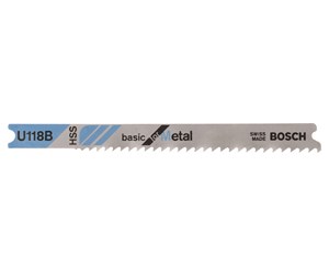 Stikksag - Bosch Stikksagblad U 118 B Basic for Metal - 2608631771