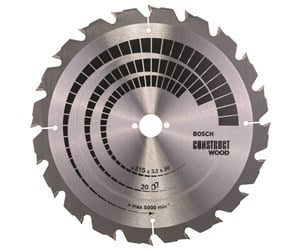 Sirkelsag - Bosch Sirkelsagblad Construct Wood 315 x 30 x 3,2 mm; 20 - 2608640691