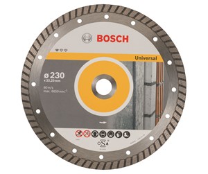 Vinkelsliper - Bosch Diamankappeskive standard for Universal Turbo 230 x 22,23 x 2,5 x 10 mm - 2608603252