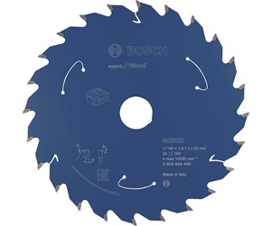 Stikksag - Bosch Expert for Wood-sirkelsagblad for batteridrevne sager 140x1,8/1,3x20 T24 - 2608644499