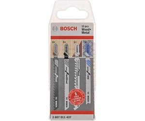 Stikksag - Bosch JSB 15-delers Wood and Metal-pakke - 2607011437