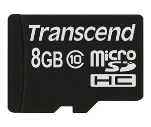 Minnekort - Transcend Premium - TS8GUSDC10