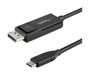 Lydkabel - StarTech.com 6.6 ft. (2 m) USB-C to DisplayPort 1.2 Cable - Bi-Directional - USB / DisplayPort cable - 2 m - CDP2DP2MBD