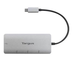 USB-hub - Targus USB-C to 4-Port USB-A Hub - hub - 4 ports USB-hub - 4 porter - Sølv - ACH226EU