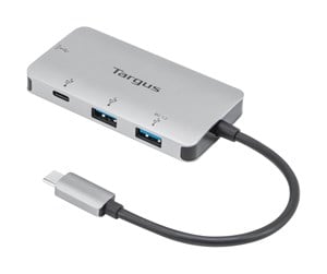 USB-hub - Targus USB-C MP H w 2xUSB A 2xUSB-C  USB-hub - 4 porter - Grå - ACH228EU