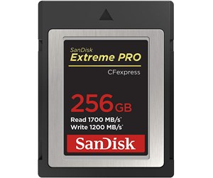 Minnekort - SanDisk Extreme Pro CFexpress - 1700MB/s - 256GB - SDCFE-256G-GN4NN