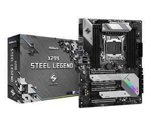 Hovedkort - ASRock X299 Steel Legend Hovedkort - Intel X299 - Intel LGA2066 socket - DDR4 RAM - ATX - 90-MXBBJ0-A0UAYZ