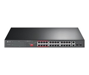 Switch/splitter - TP-Link TL-SL1226P 24-Port 10/100Mbps + 2-Port Gigabit Unmanaged PoE+ Switch - TL-SL1226P