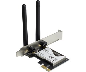 Nettverksadapter - Inter-Tech DMG-31 Wi-Fi 4 PCIe Adapter - 300 Mbps - 88888147