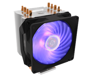 Prosessor-kjøler - Cooler Master Hyper H410R RGB - CPU Luftkjøler - Max 29 dBA - RR-H410-20PC-R1