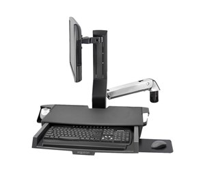 Skjermholder - Ergotron StyleView Combo Arm with Worksurface & Pan - 45-583-026