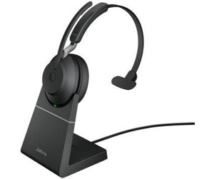 Hodetelefoner - Jabra Evolve2 65 Link380c UC Mono Stand Black - 26599-889-889