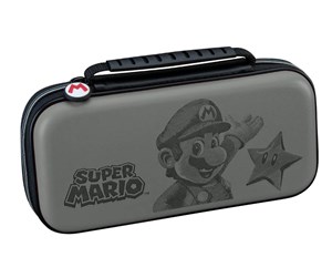 Spill - Tilbehør - BigBen Interactive Nintendo Switch Official Travel Case Grey Mario - NNS46G