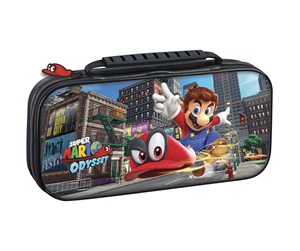 Spill - Tilbehør - BigBen Interactive Nintendo Switch Official Travel Case Mario Odyssey - Bag - Nintendo Switch - NNS58