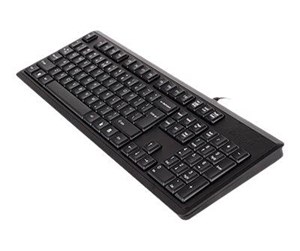 Tastatur - A4Tech KR-92 - Tastatur - Amerikansk Engelsk - Svart - A4TKLA46007