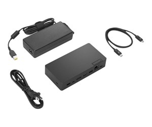 Dokkingstasjon - Lenovo Thunderbolt 3 Essential Dock 135W (40AV0135EU) EU - 40AV0135EU