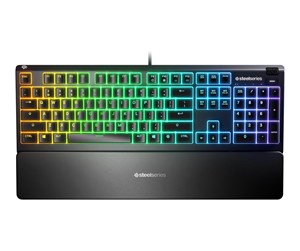 Tastatur - SteelSeries Apex 3 - 100% - Gamingtastatur - Nordisk - Svart - 64803