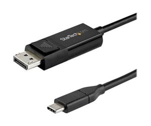 Lydkabel - StarTech.com 6.6 ft. (2 m) USB C to DisplayPort 1.4 Cable - Bidirectional - USB / DisplayPort cable - 2 m - CDP2DP142MBD