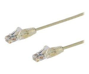 Nettverkskabel - 1.5m CAT6 Cable - Grey Slim CAT6 Patch Cord - Snagless - LSZH - patch cable - 1.5 m - grey - N6PAT150CMGRS