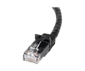 Nettverkskabel - Cat6 Ethernet Cable - 100 ft - Black - Patch Cable - Snagless Cat6 Cable - Long Network Cable - Ethernet Cord - Cat 6 Cable - 100ft (N6PATCH100BK) - patch cable - 30.5 m - black - N6PATCH100BK