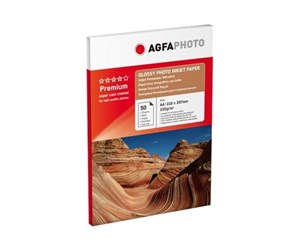 Printertilbehør blekk/toner - Agfa Photo Photo Glossy Paper 210 g A 4 50 Sheets - AP21050A4NEU