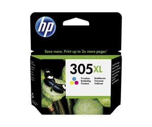 Printertilbehør blekk/toner - HP 305XL / 3YM63AE - High Capacity - Tri-Color (Cyan Magenta Yellow) - Blekkpatron Fargebasert tricolor - 3YM63AE