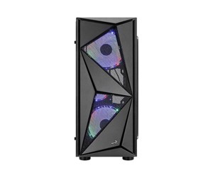 Kabinett - AeroCool Glider - Tempered Glass Edition - mid tower - ATX - Kabinett - Tower - Svart - ACCM-PV22023.11