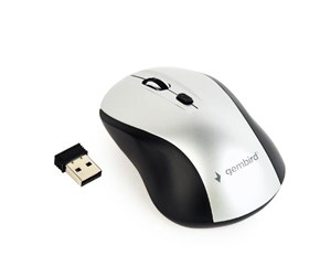 Mus - Gembird Wireless optical mouse 4B-02 - Mus - Optisk - 4 - Sølv - MUSW-4B-02-BS