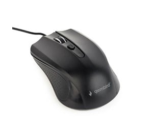 Mus - Gembird Wired optical mouse 4B-01 - Mus - Optisk - 4 - Svart - MUS-4B-01