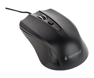 Mus - Gembird MUS-4B-01 - mouse - USB - black - Mus - Optisk - 4 - Svart - MUS-4B-01