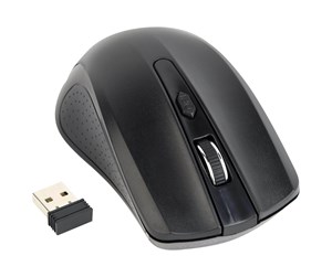 Mus - Gembird MUSW-4B-04 - mouse - 2.4 GHz - black - Mus - Optisk - 4 - Svart - MUSW-4B-04