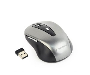 Mus - Gembird Wireless optical mouse 4B-04 - Mus - Optisk - 4 - Grå - MUSW-4B-04-BG