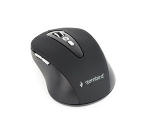 Mus - Gembird Blueooth wireless 6-button mouse - Mus - Optisk - 6 - Svart - MUSWB-6B-01