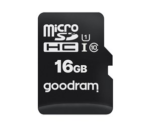 Minnekort - GOODRAM memory card Micro SDHC 16GB Class 10 UHS-I - M1AA-0160R12