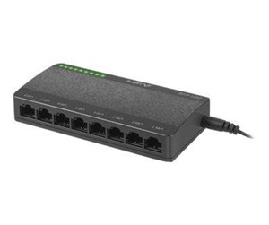 Switch/splitter - Lanberg DSP1-0108 - switch - 8 ports - unmanaged - DSP1-0108