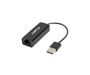 Nettverksadapter - Lanberg NC-0100-01 USB RJ45 Ethernet Adapter - NC-0100-01